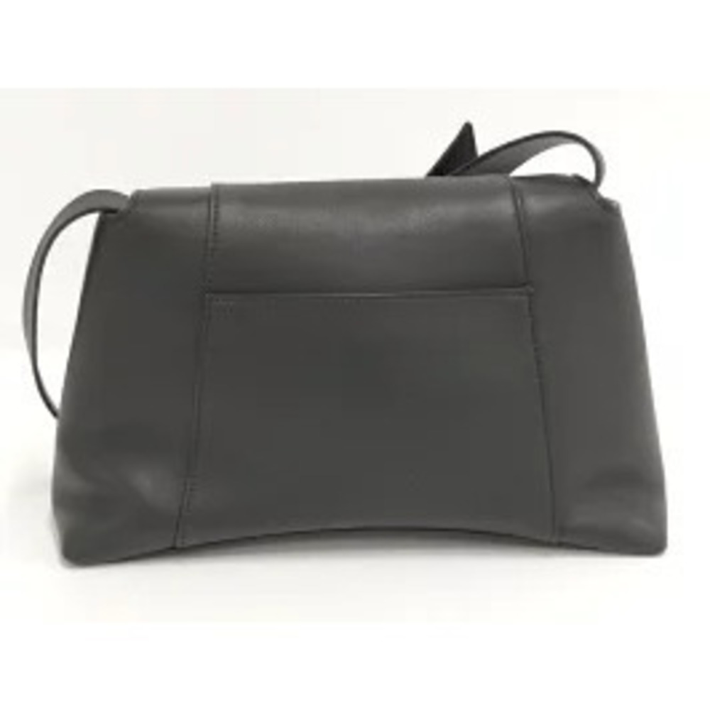 BALENCIAGA Downtown Shoulder Bag Leather Black - Picture 2 of 9